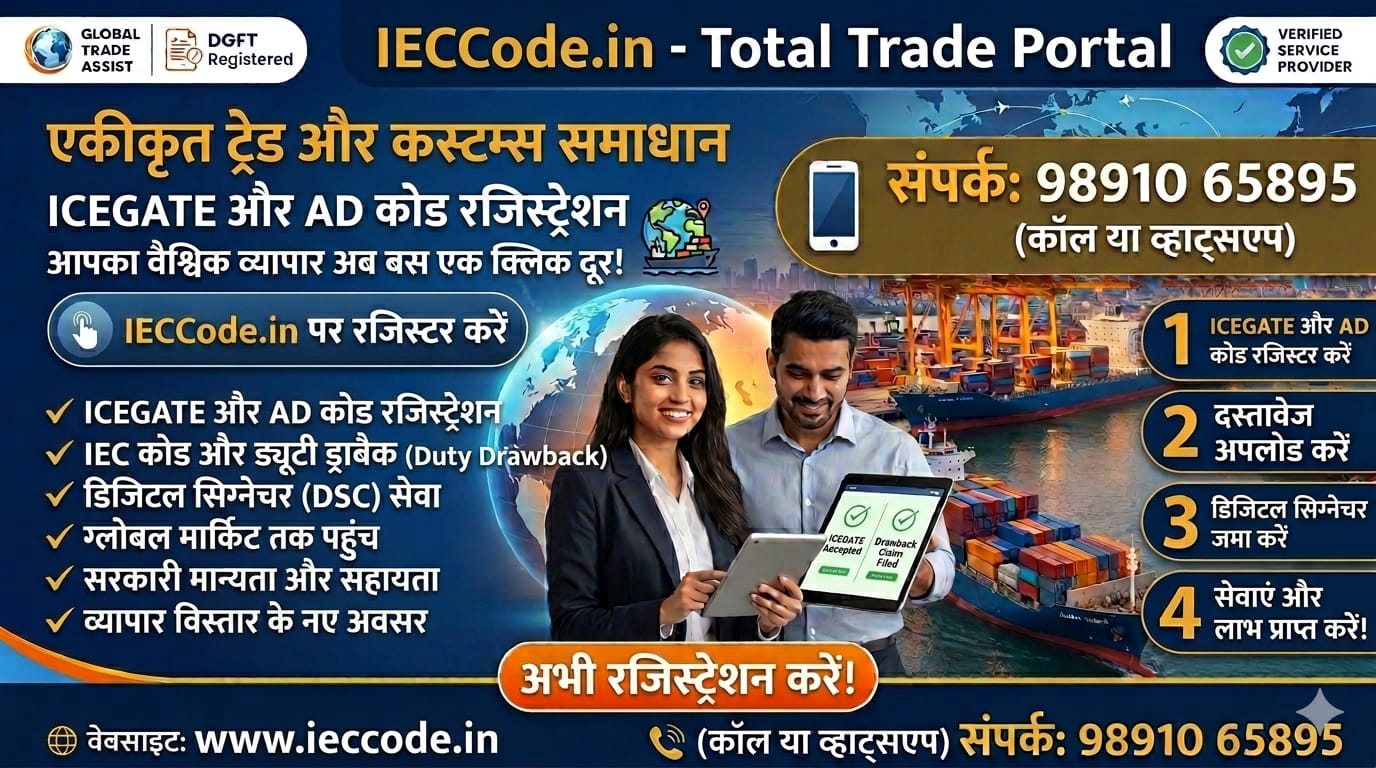 ICEGATE Registration Consultants in Naraina