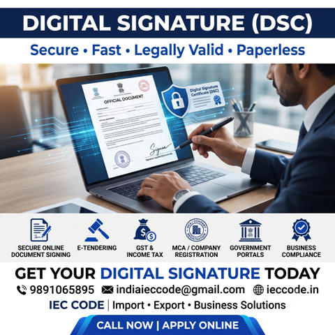 Buy Class 3 Digital Signature Certificate (DSC) Online